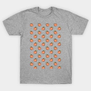 Peachy Cute Summer Pattern Repeat, Digital illustration T-Shirt